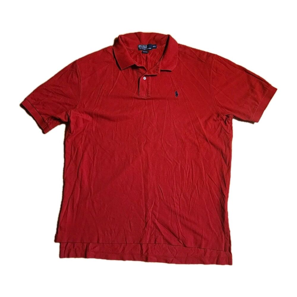 Polo Ralph Lauren Shirt Men’s XXL Polo Red Golf Preppy Casual Jockey Classic